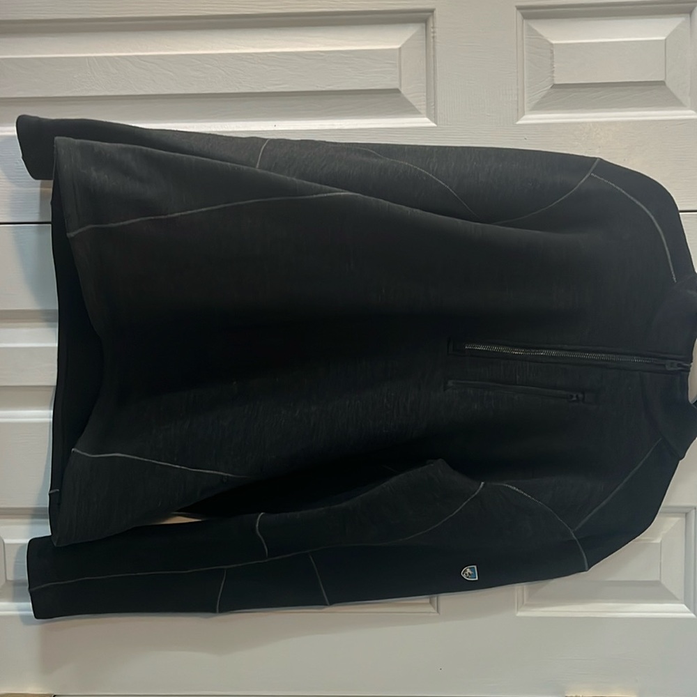 Kuhl charcoal 1/4 Zip Fleece lined XL